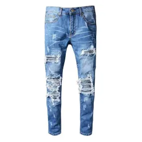Men's Slim European Style Denim Trousers*