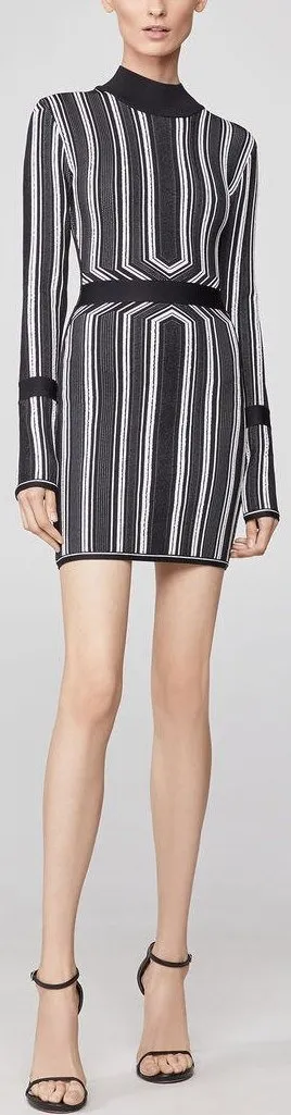 Mock Neck Bodycon Dress