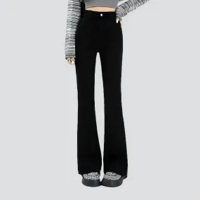 Monochrome women's street jeans
