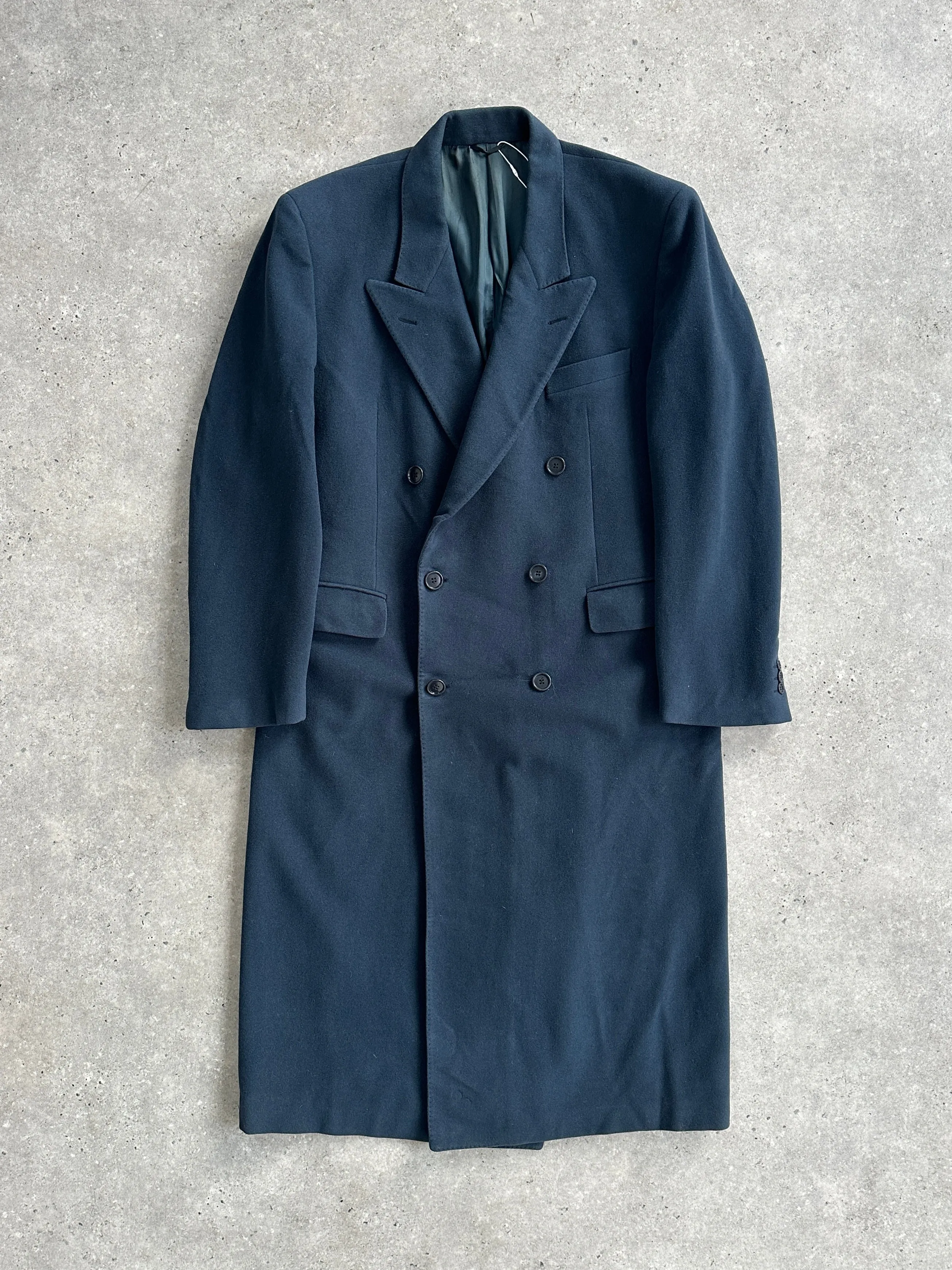 Moschino Pure Wool Double Breasted Coat - XL/XXL