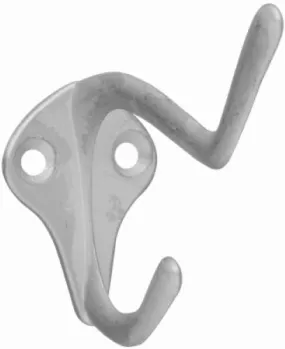 National Mfg N830-162 Satin Nickel Coat & Hat Hook - Quantity of 80
