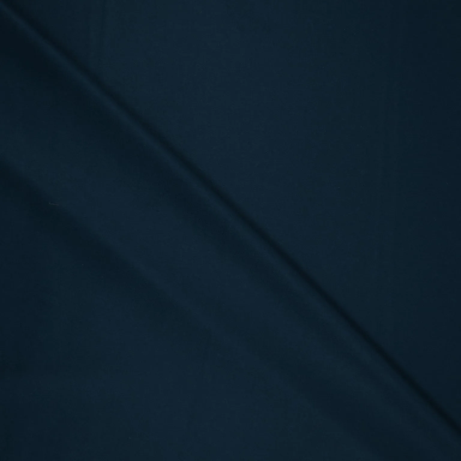 Navy Blue Solid Silk & Wool Blend Fabric