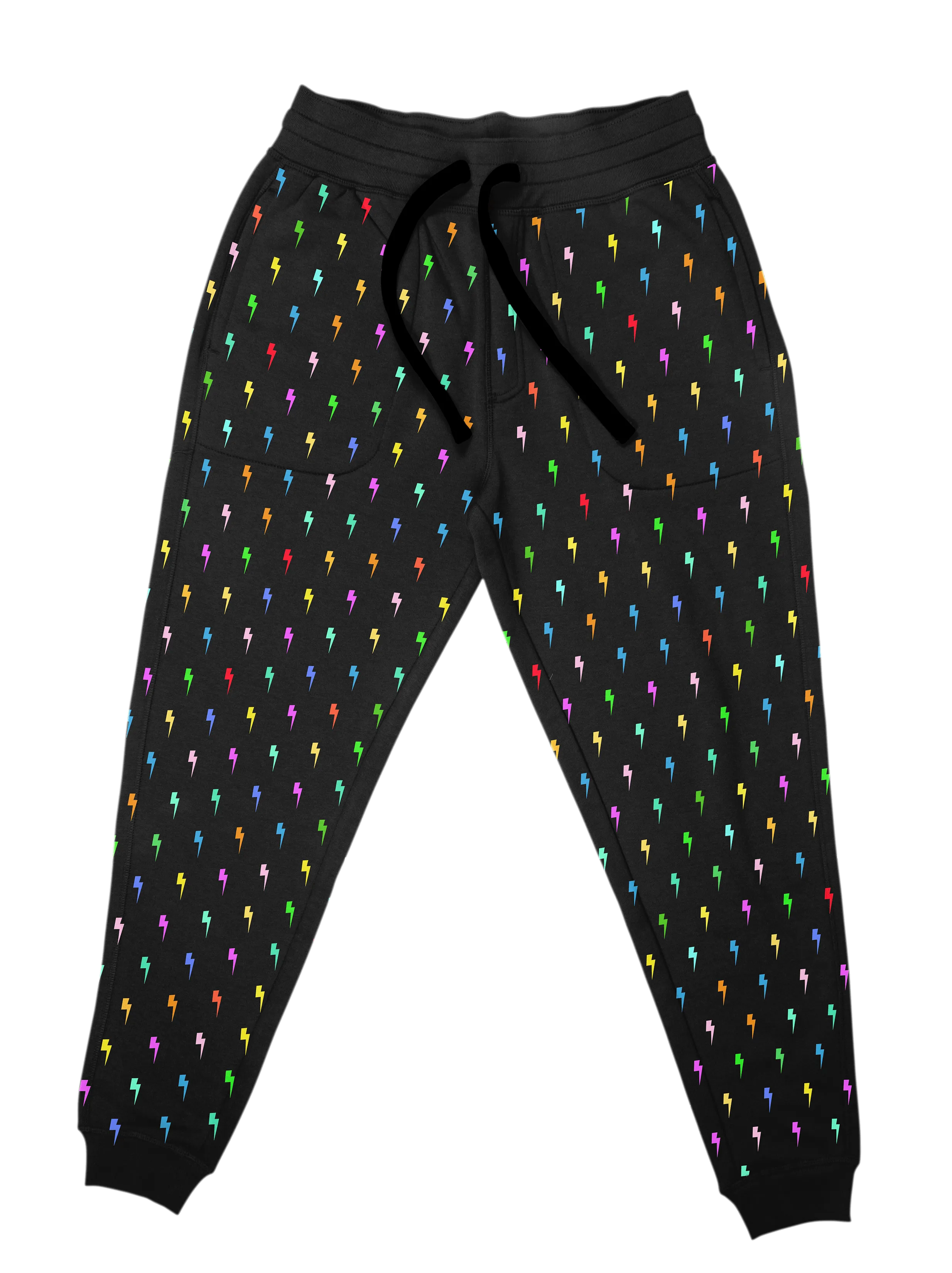 Neon Color Bolts Unisex Joggers