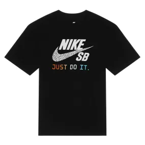 NIKE SB JUST DO IT SKATE TEE BLACK