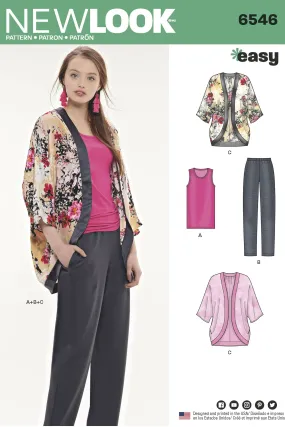 NL6546 Women's Separates Sewing Pattern