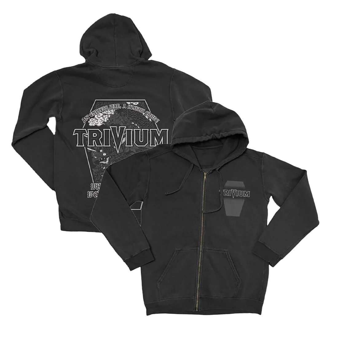 No Gods Zip Up Hoodie