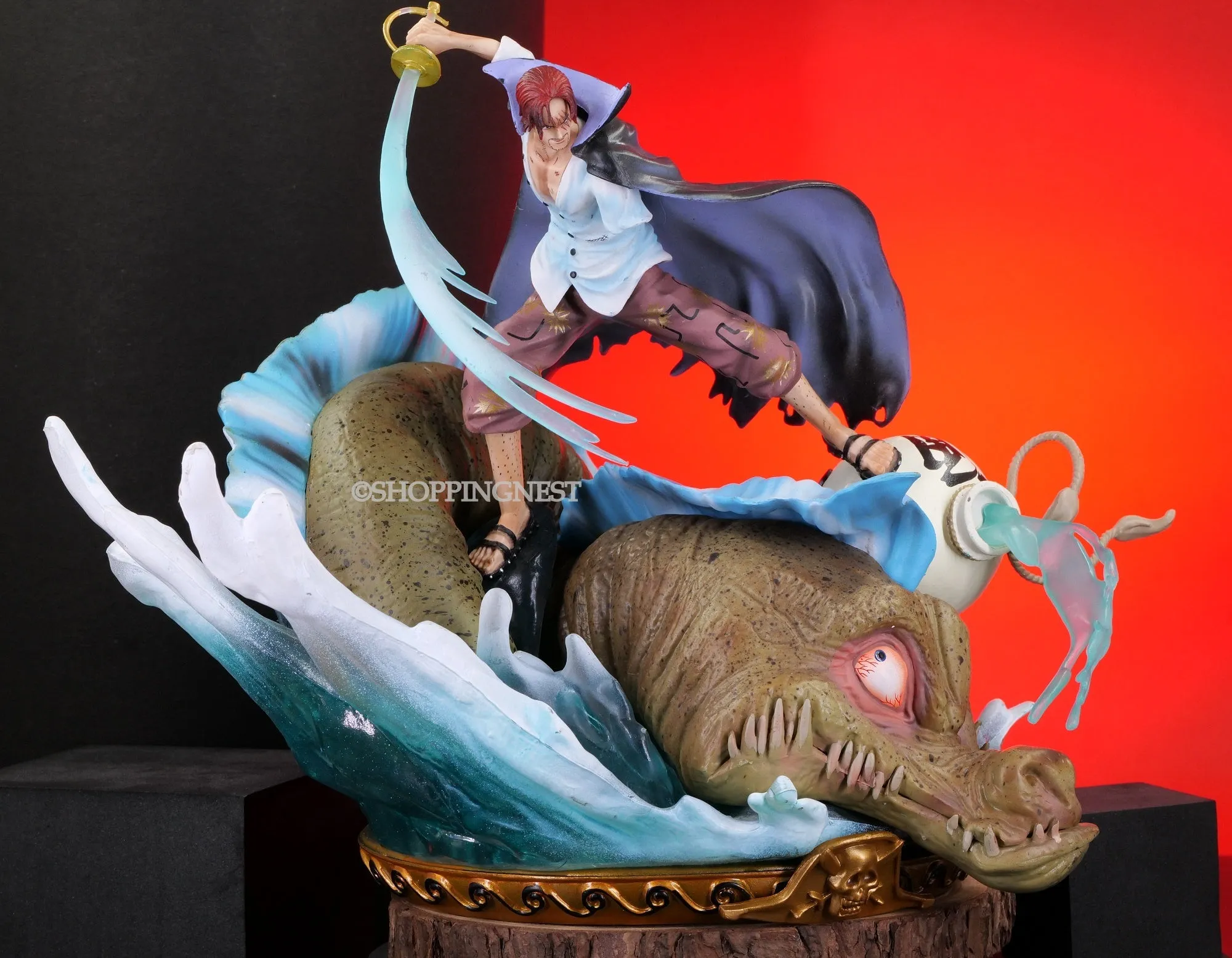 One Piece Anime Red Hair Shanks Action Figurine  | 23 CMS |