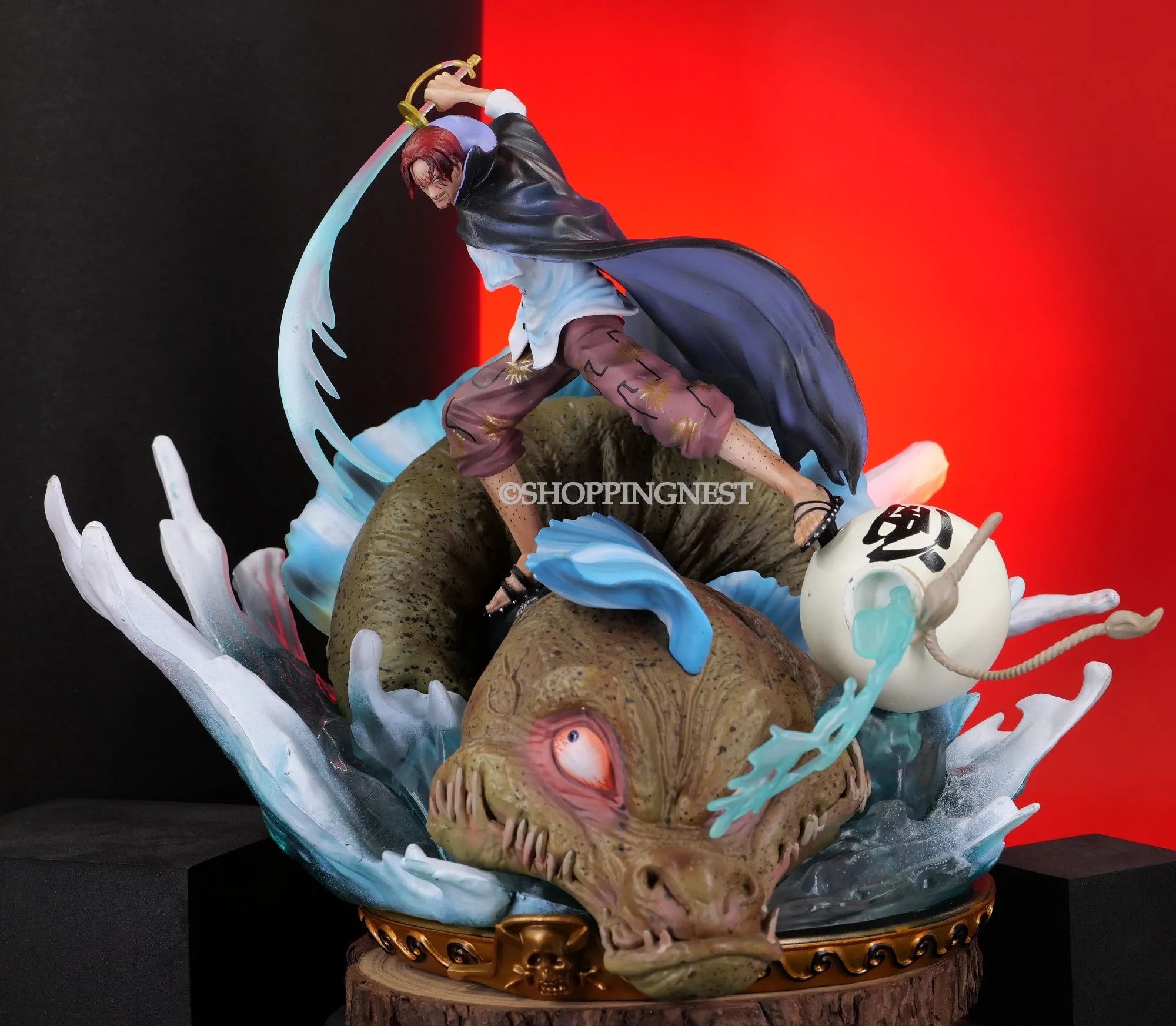 One Piece Anime Red Hair Shanks Action Figurine  | 23 CMS |