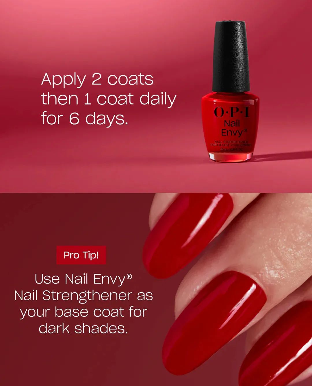 OPI Nail Envy Big Apple Red Nail Strengthener