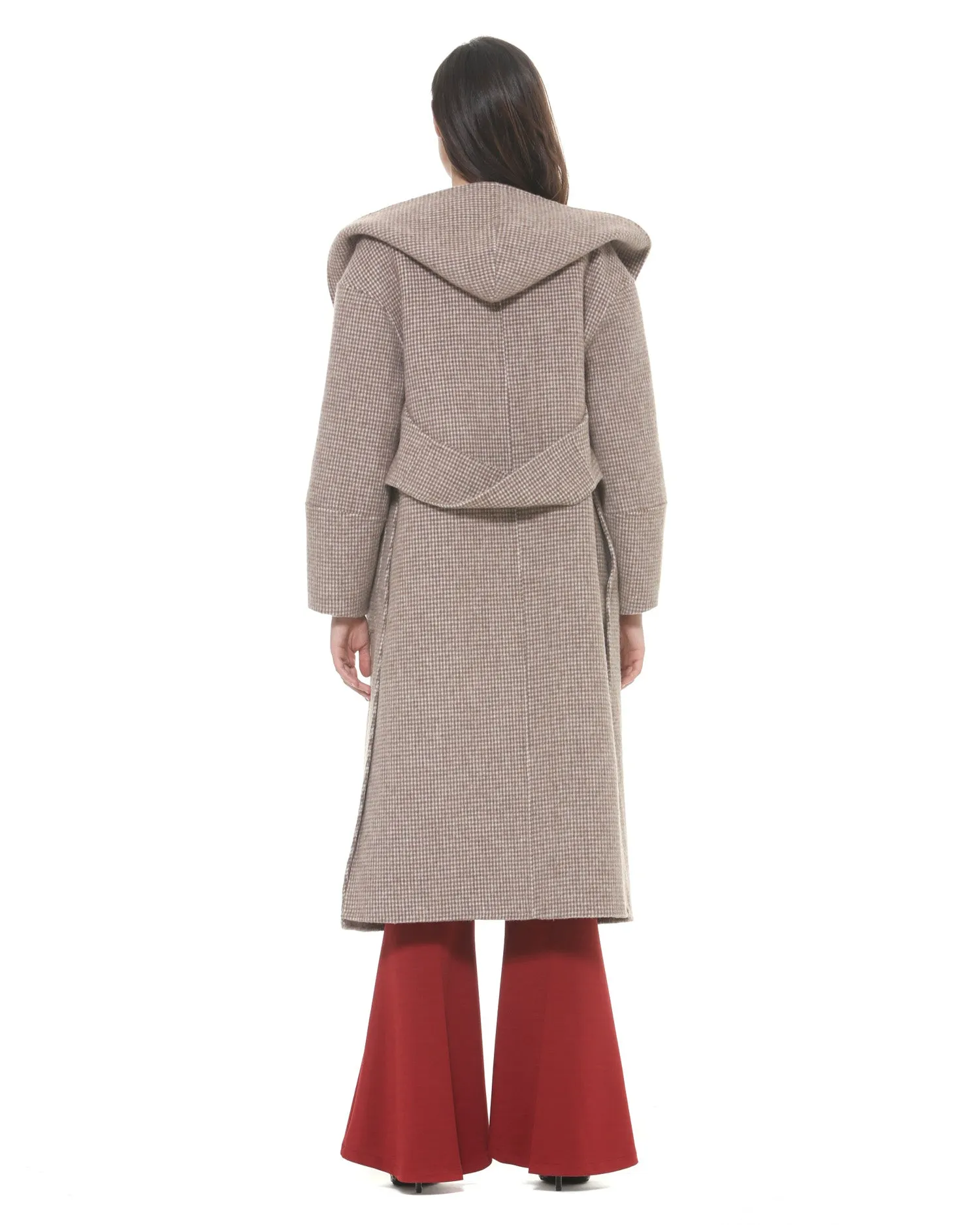 Over Size Coat With Hood