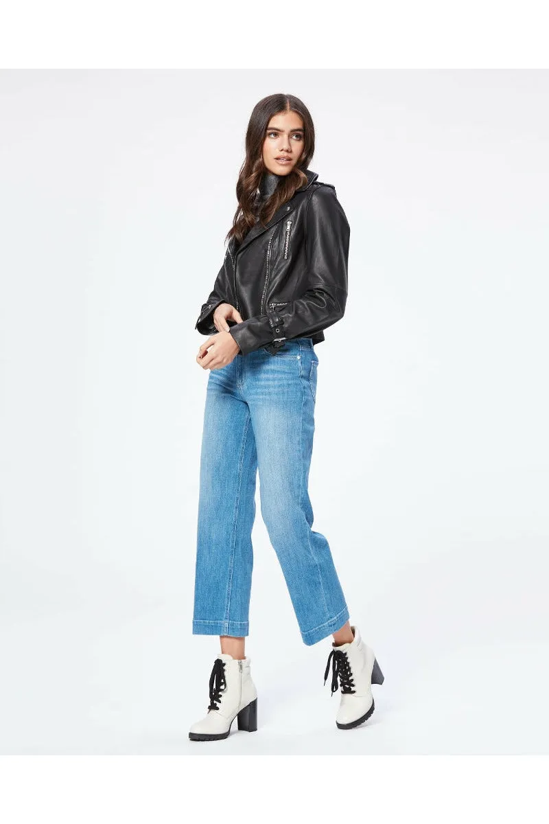 Paige Nellie Culotte Raw Hem - Harmonic Blue