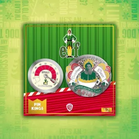 Pin Kings Elf Christmas Enamel Pin Badge Set 1.2