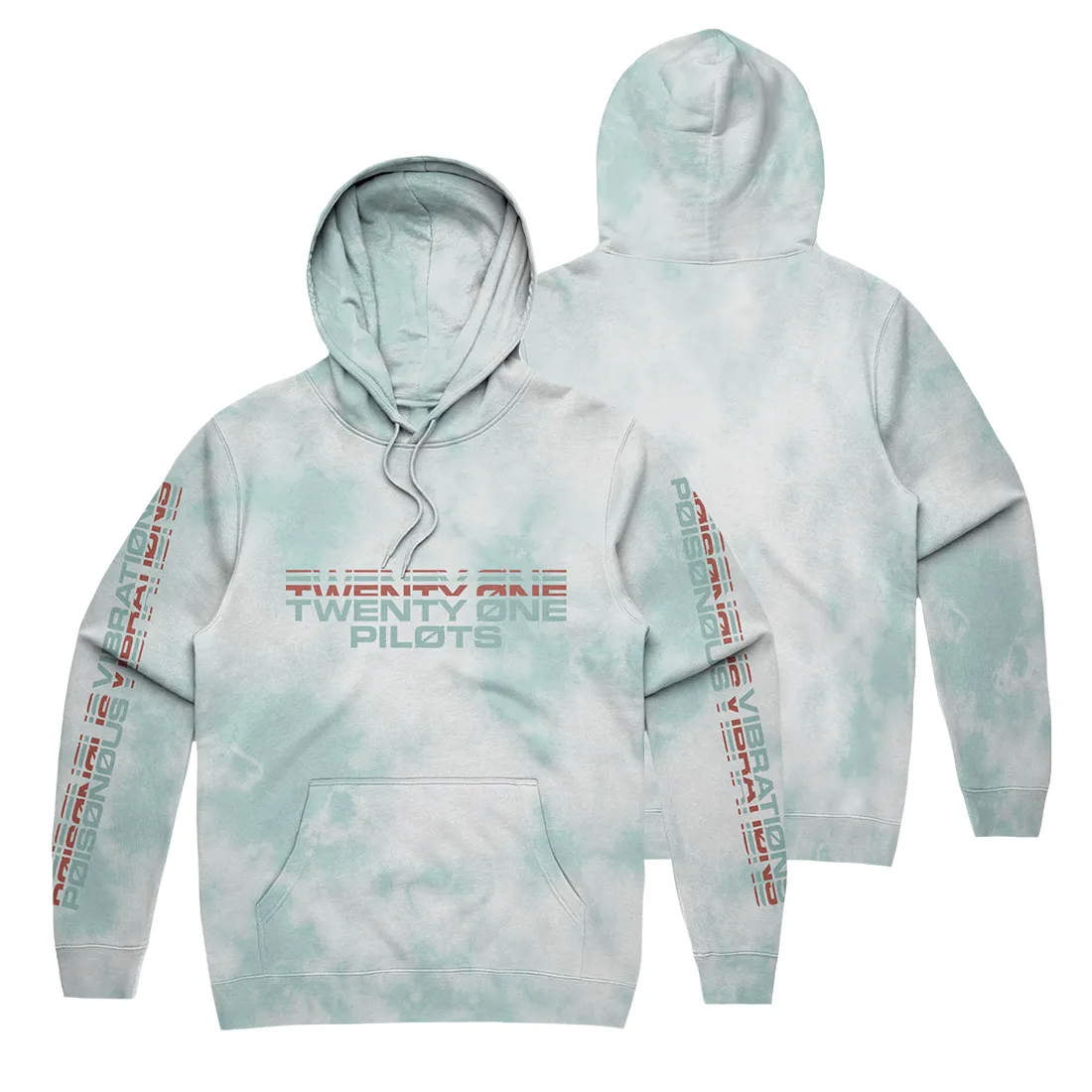 Poisonous Vibes Stack Tie Dye Hoodie