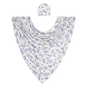 Posh Peanut Franklin Swaddle & Beanie Set
