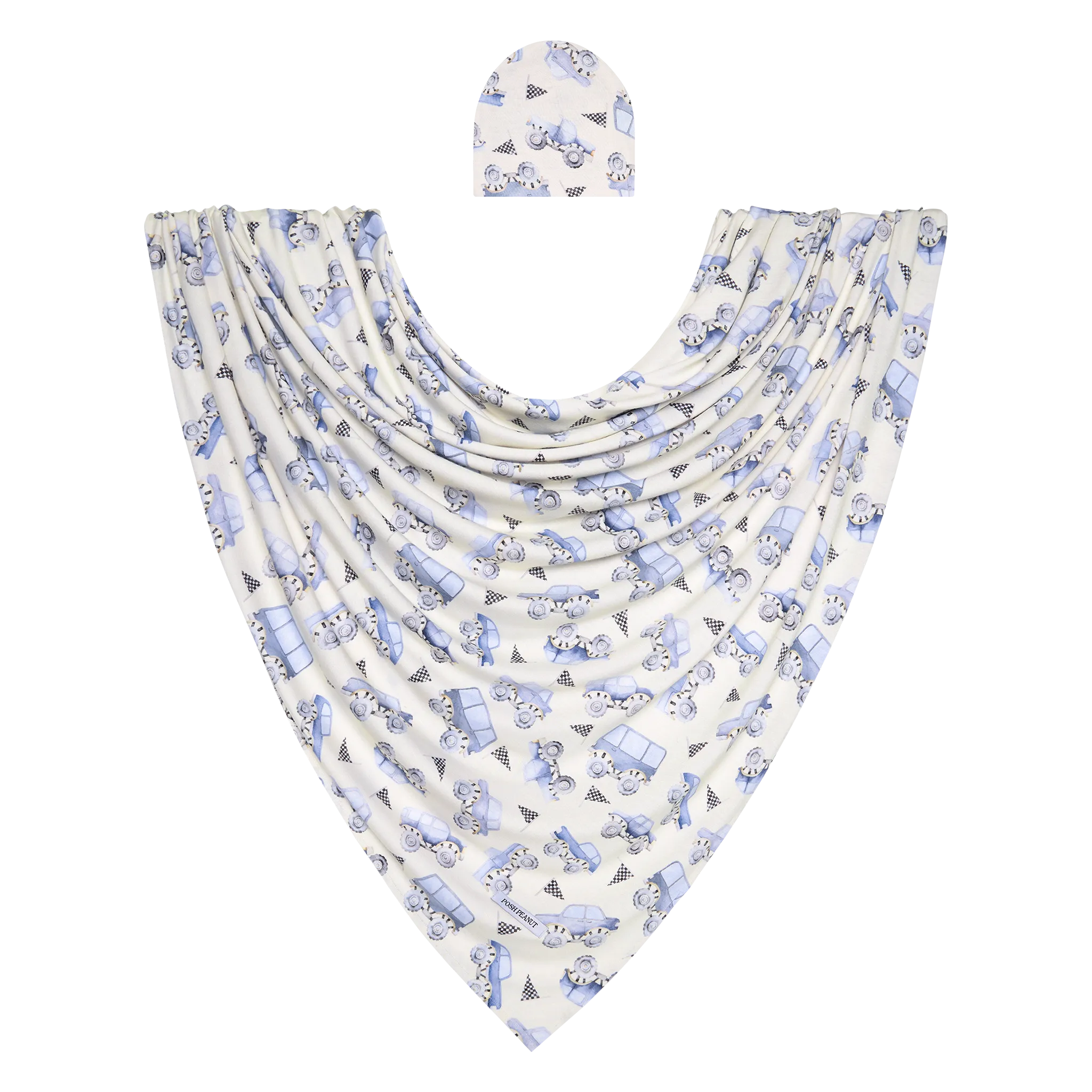 Posh Peanut Franklin Swaddle & Beanie Set