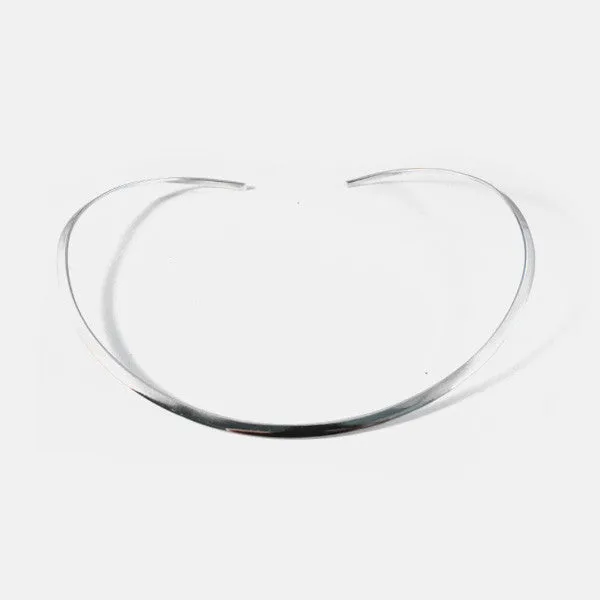 "Skinny" Sterling Silver Thin Collar Necklace