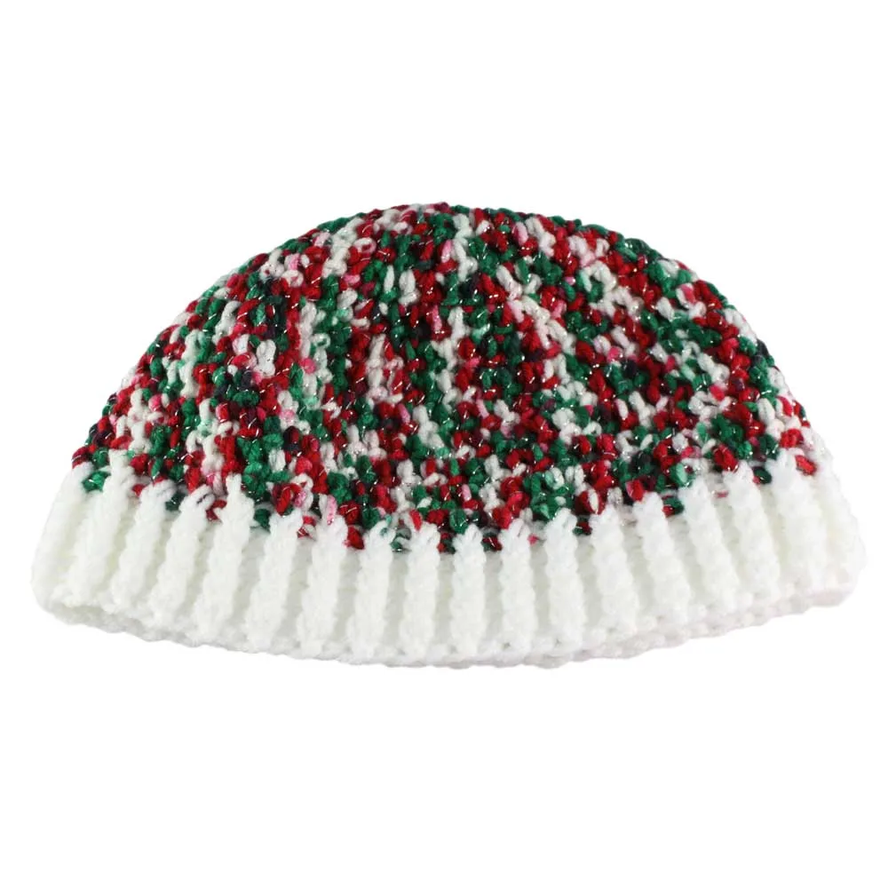 Red White Green Christmas Snug Beanie Hat Medium/Large - JMCH64ML