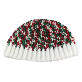 Red White Green Christmas Snug Beanie Hat Medium/Large - JMCH64ML