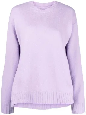 Round neck back detail jumper