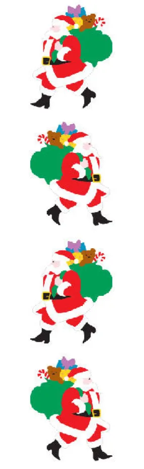 Santa, sm Stickers
