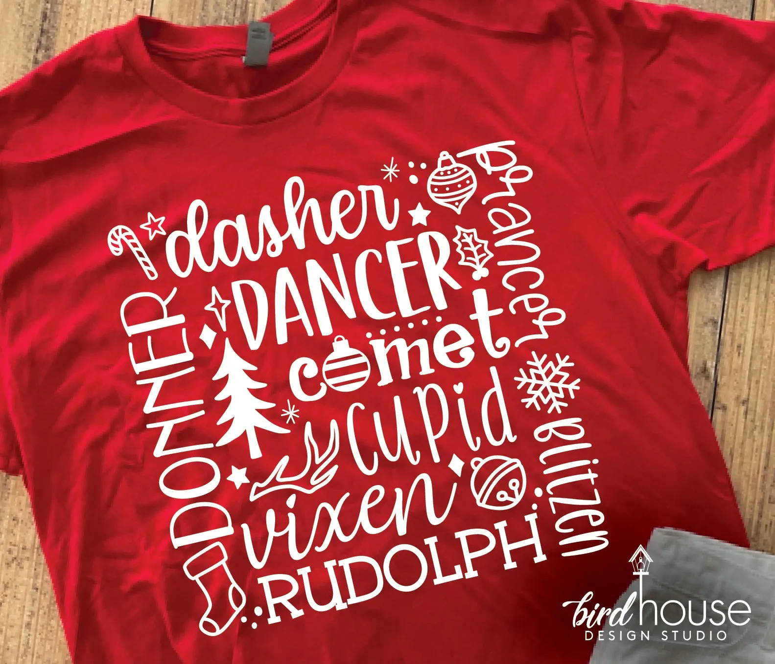 Santa's Reindeer Christmas Shirt