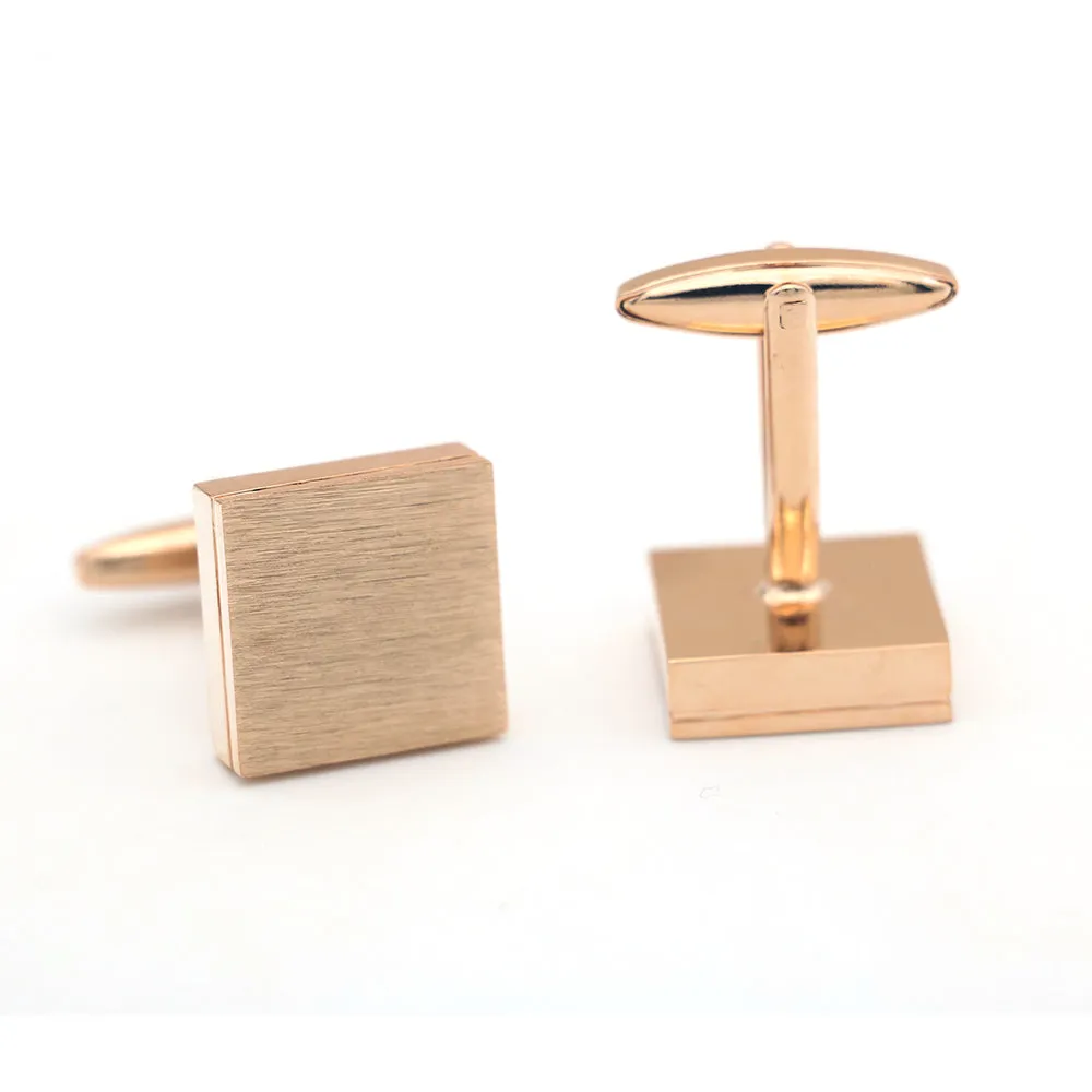 Savannah Rose Gold Rhodium Plated Cufflinks