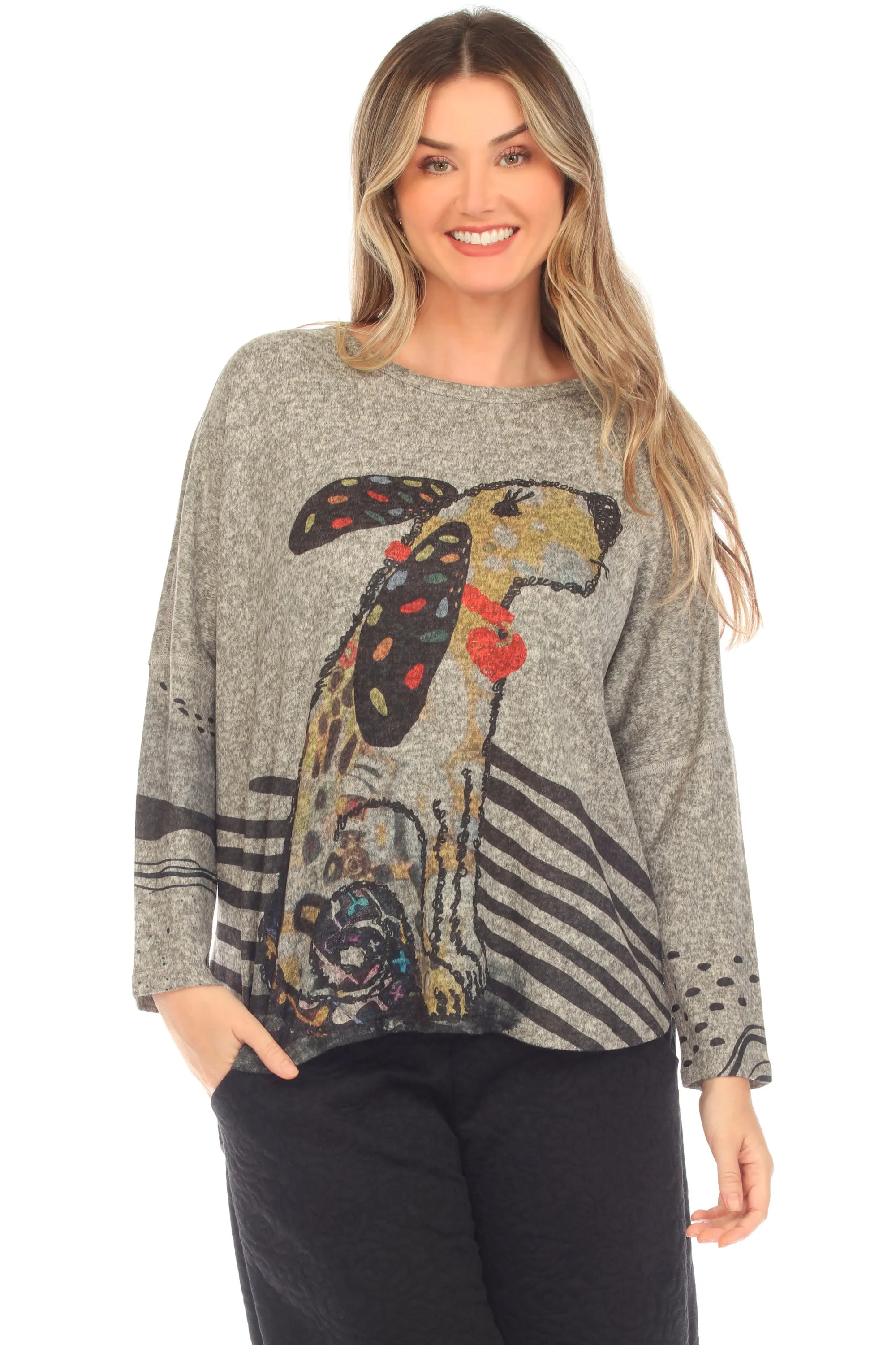 Scruffy Hi-Lo Top