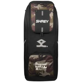 Shrey Match Duffle 2.0 Wheelie Cricket Kitbag, Camouflage Green