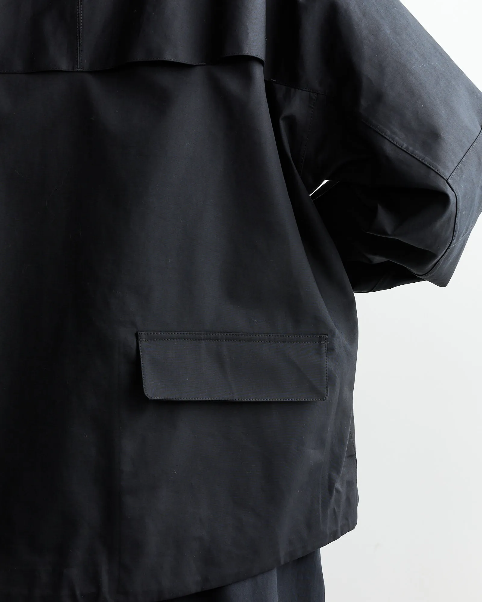 Soft Technical Parka in Black