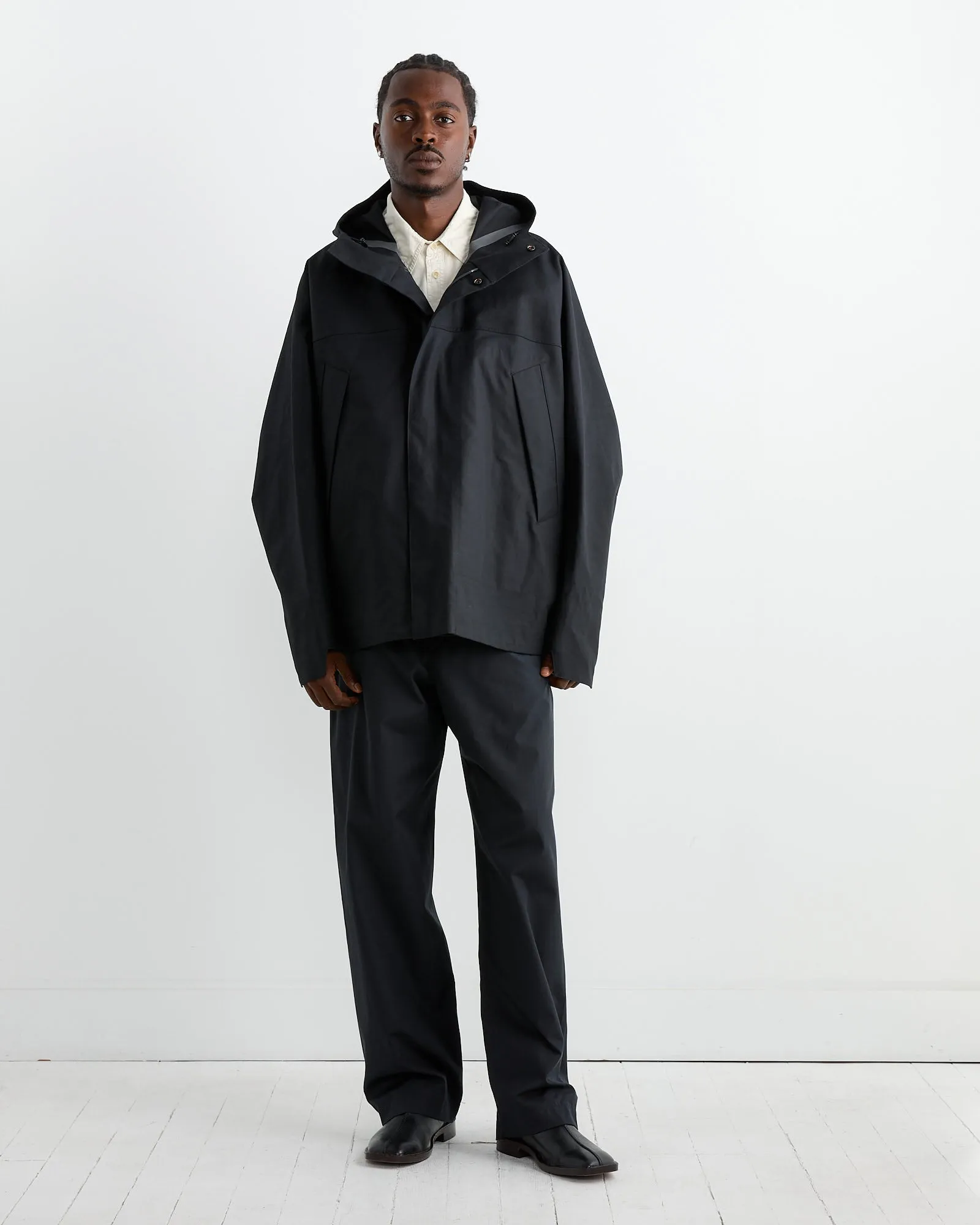 Soft Technical Parka in Black