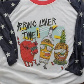 Spring Laker "Stars" 3/4 sleeve baseball shirt
