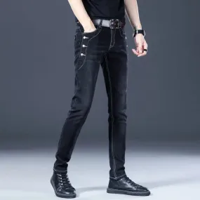 Streetwear Fashion Stretch Slim Fit Jeans