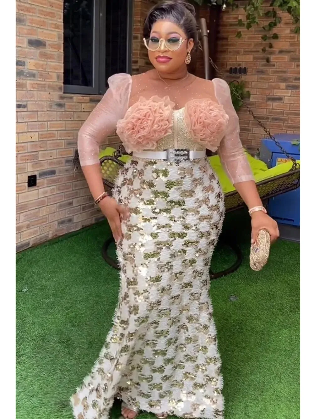 Stunning Plus-Size African Party Dresses: Dashiki, Ankara, Sequins