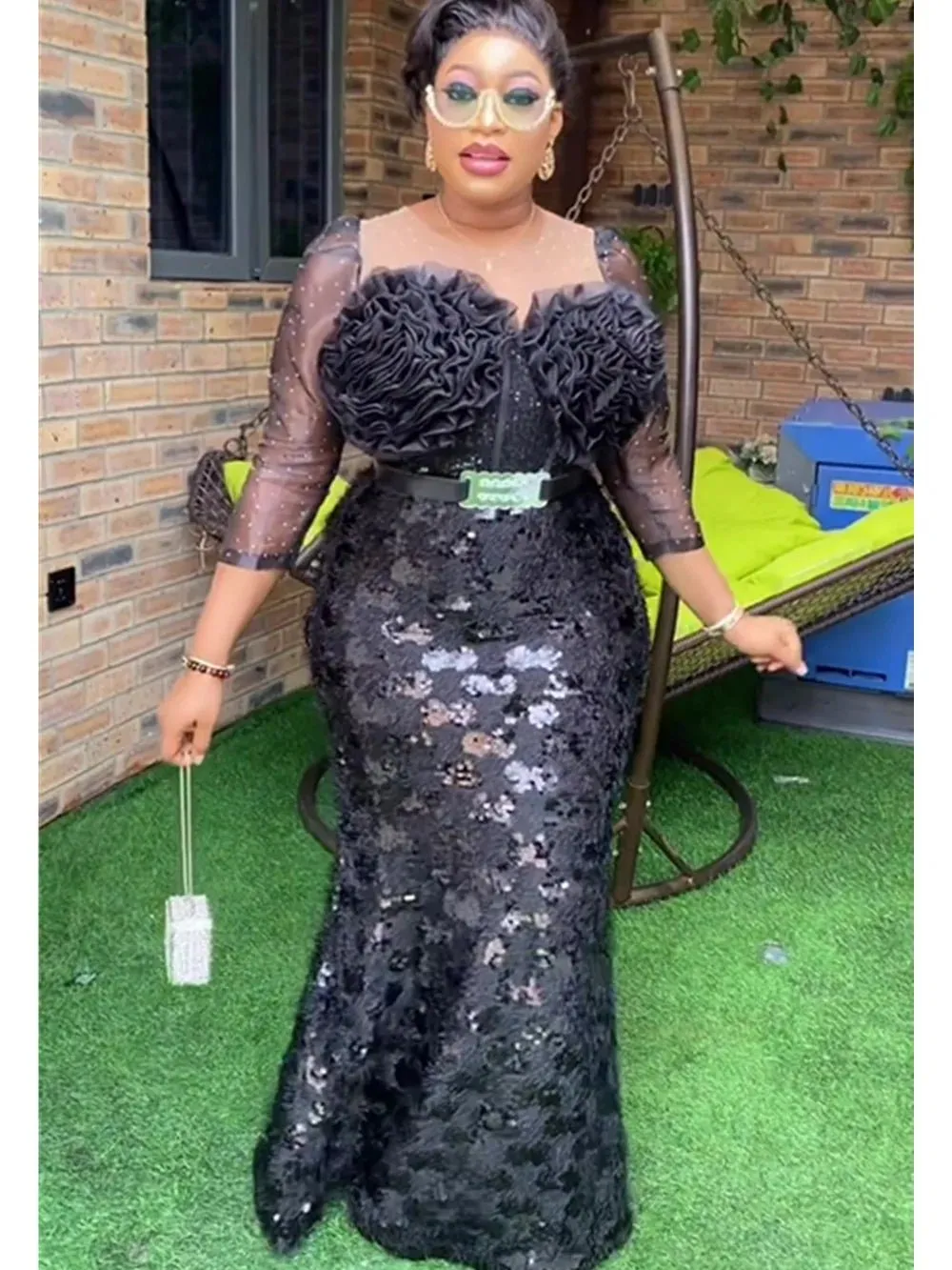 Stunning Plus-Size African Party Dresses: Dashiki, Ankara, Sequins