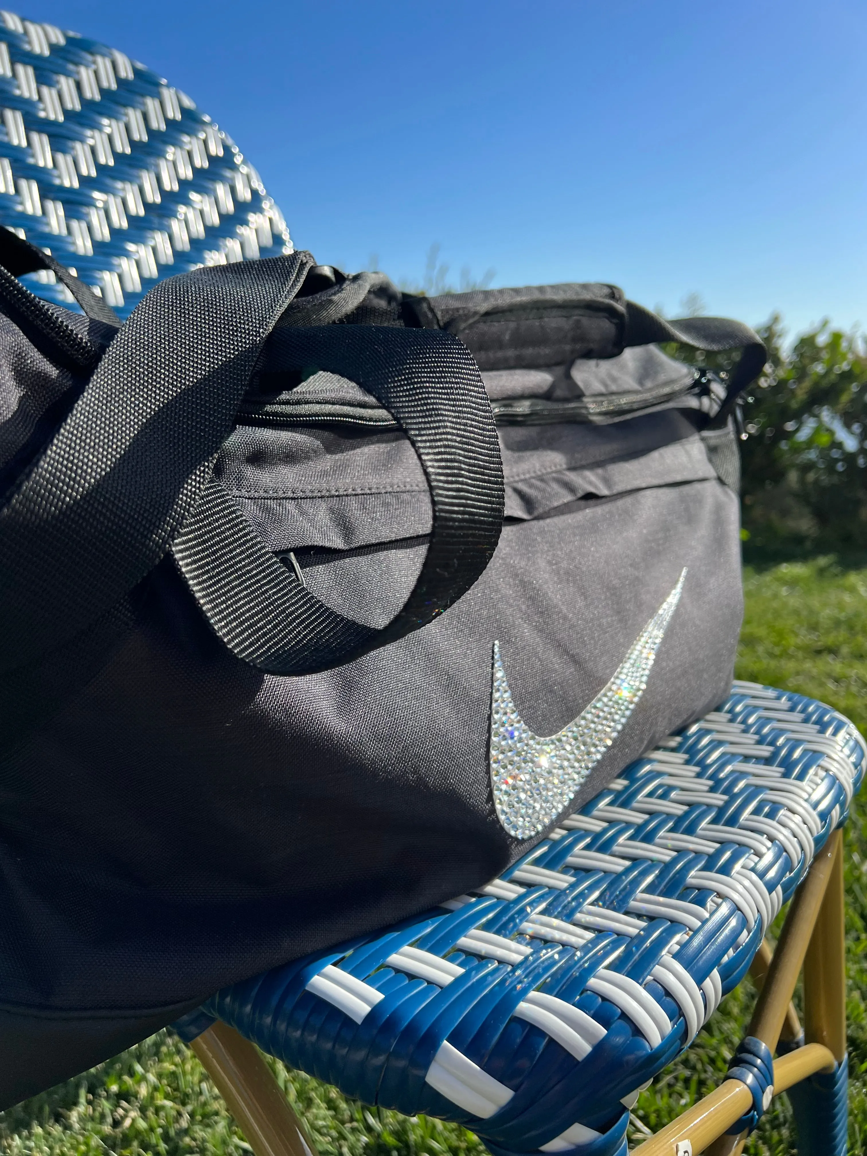 Swarovski Bling Nike Duffle Bag