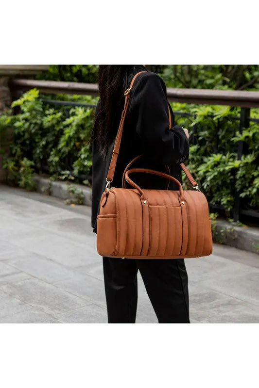 TEEK - MFK Collection Luana Quilted Duffle Bag
