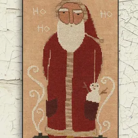 Teresa Kogut ~ Ho Ho Ho Santa Cross Stitch Pattern