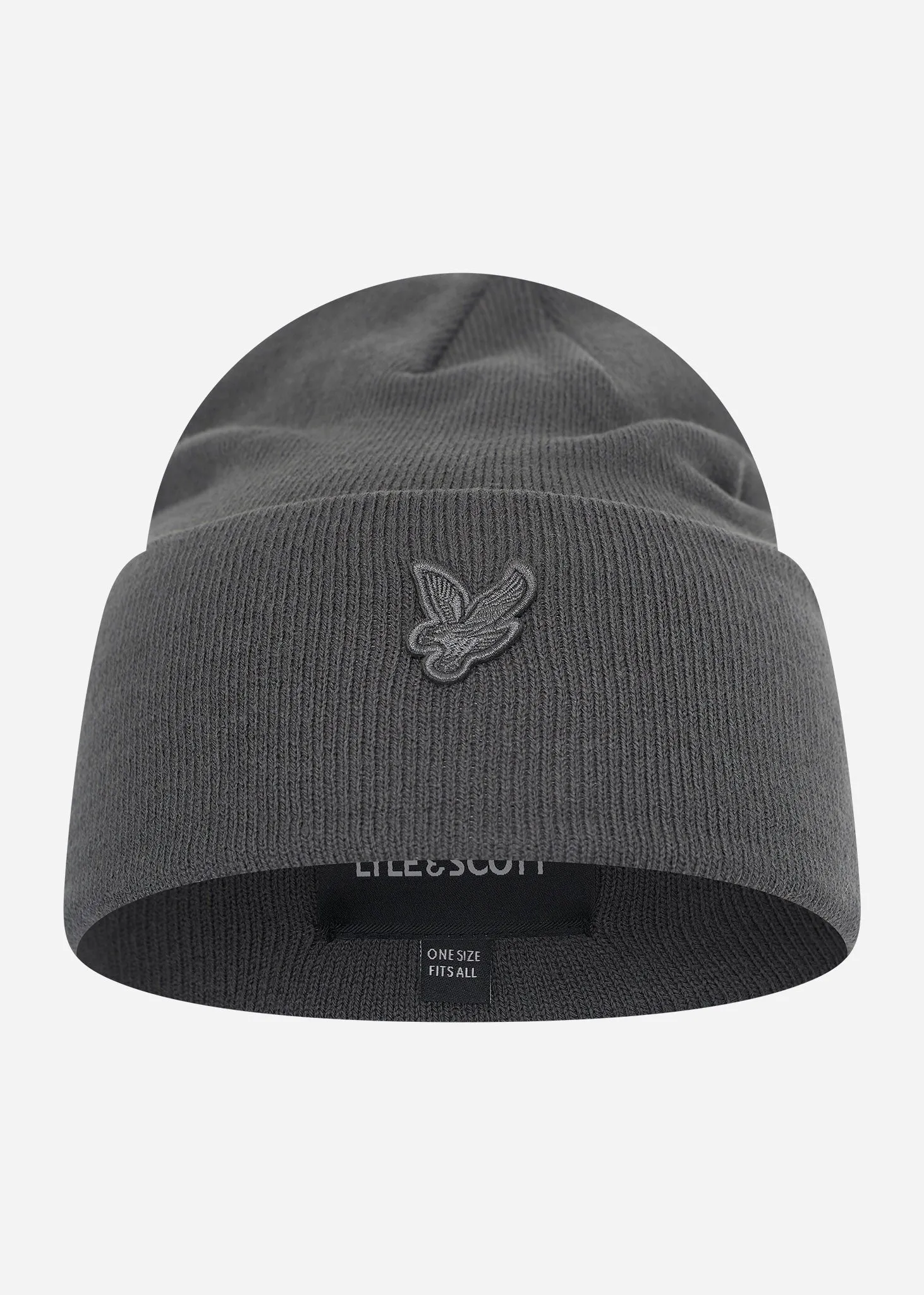 Tonal eagle beanie - gunmetal