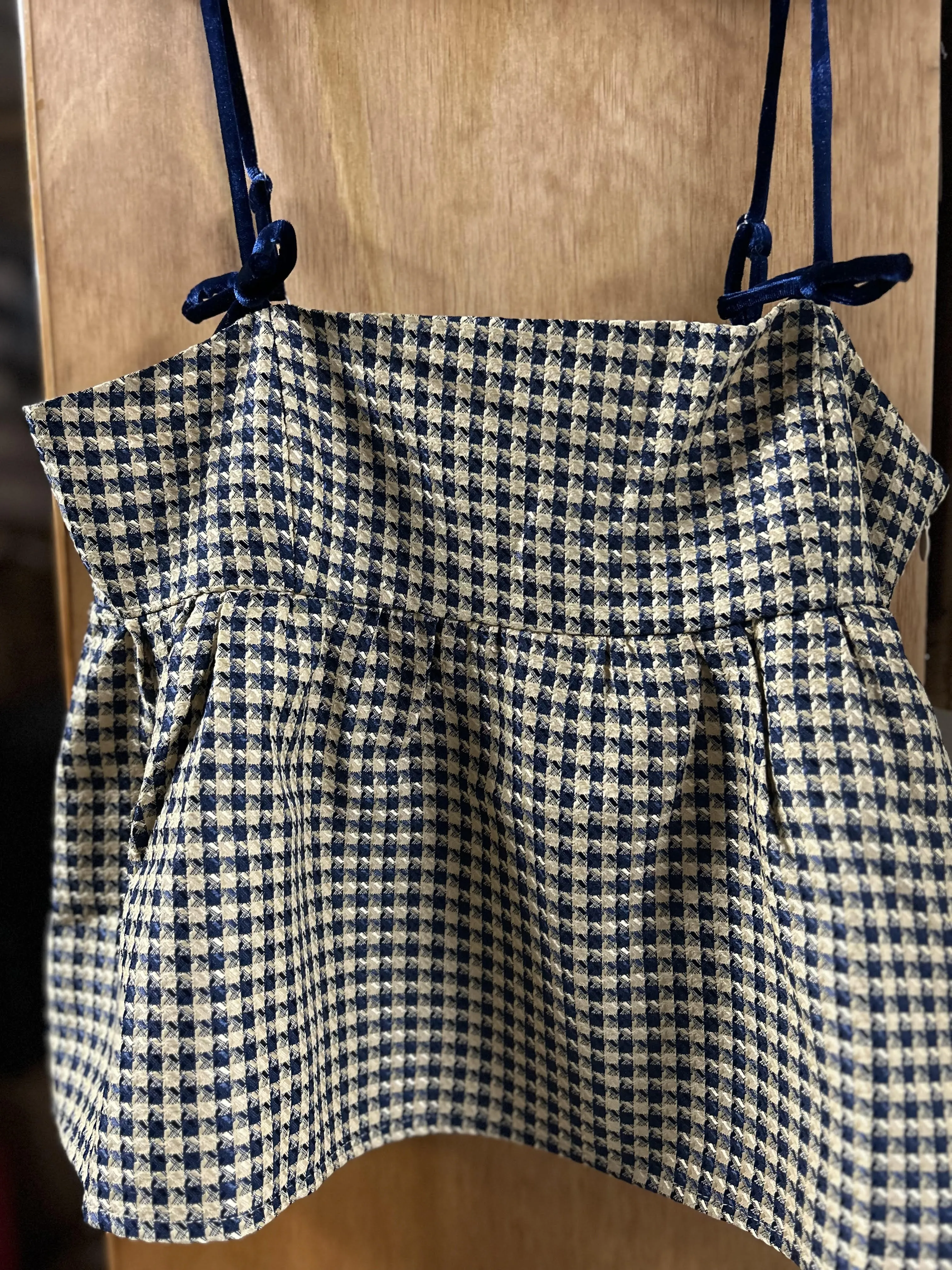 Tweed Perplum Top