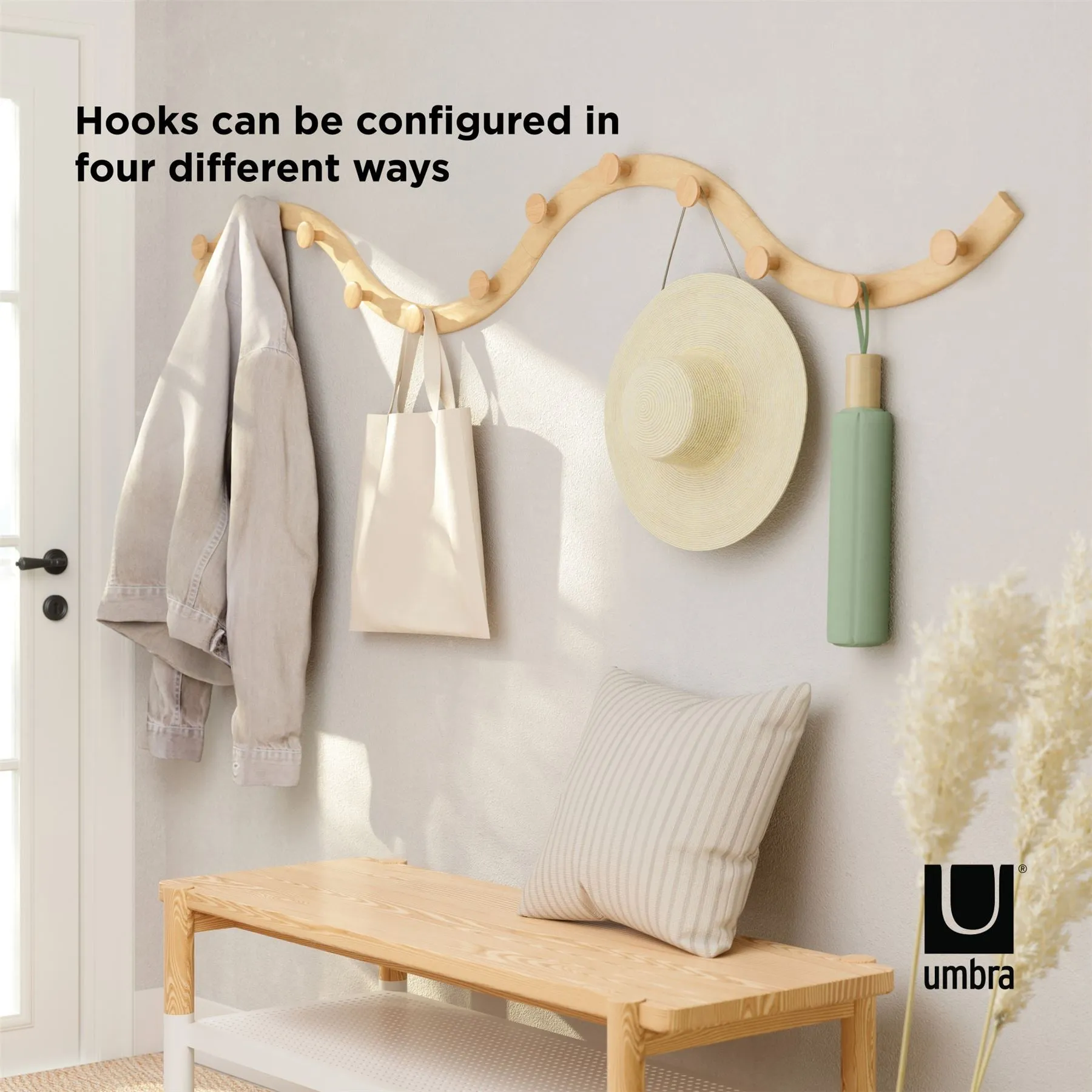 Umbra Slinka Wall Hooks Set of 4