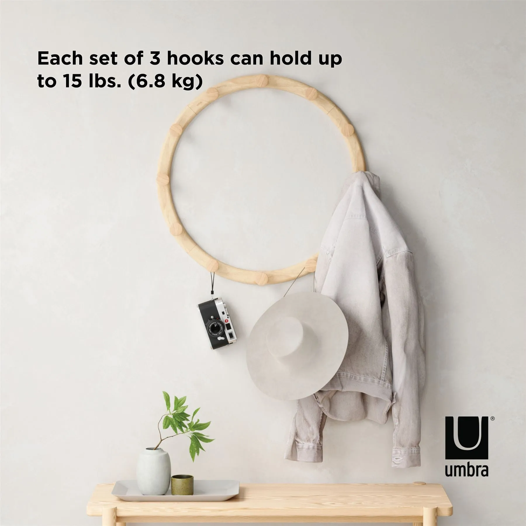 Umbra Slinka Wall Hooks Set of 4