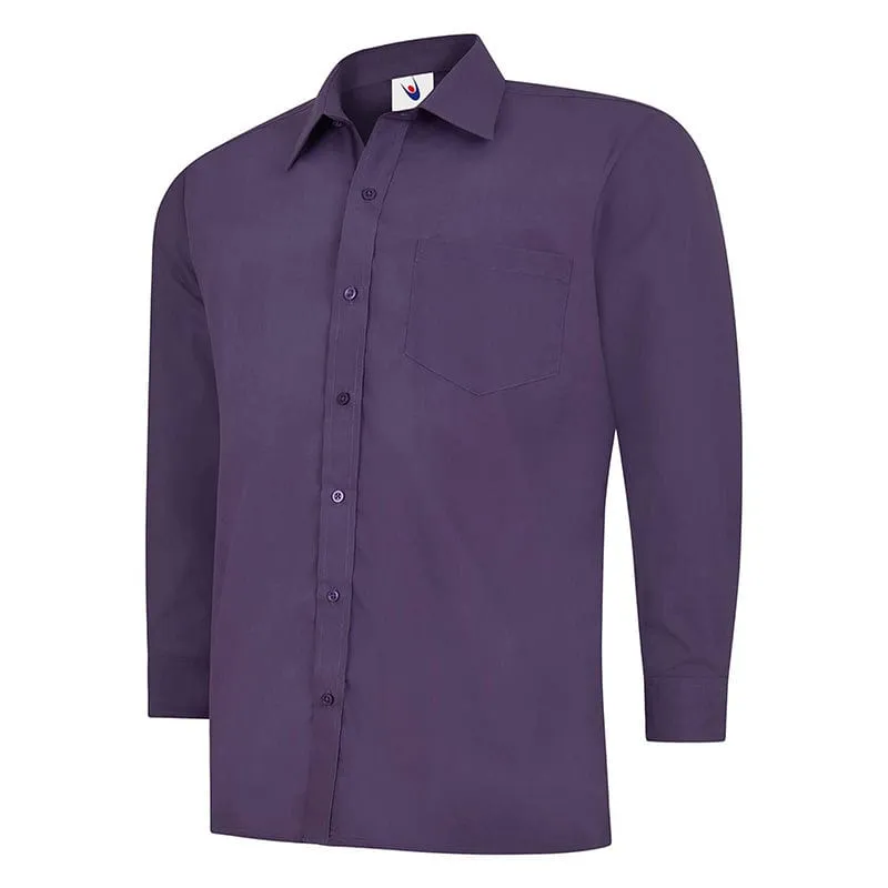 Uneek UC709 Mens Poplin Full Sleeve Shirt