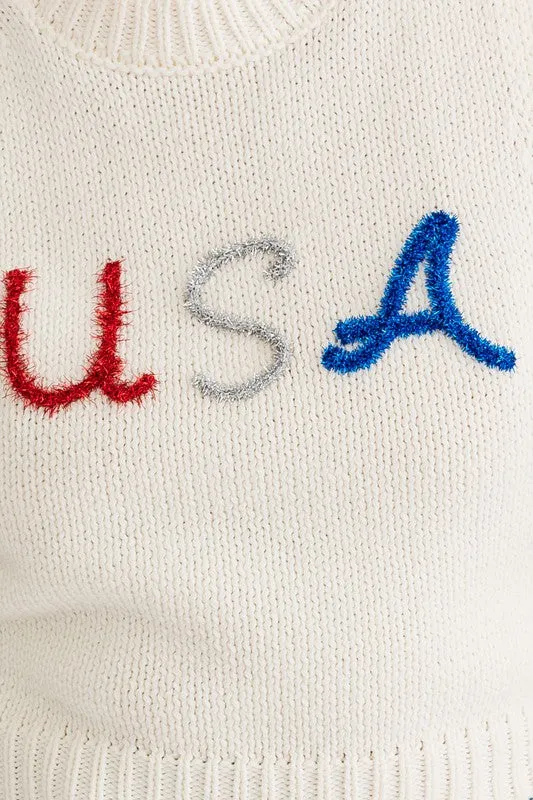 USA KNIT TANK TOP