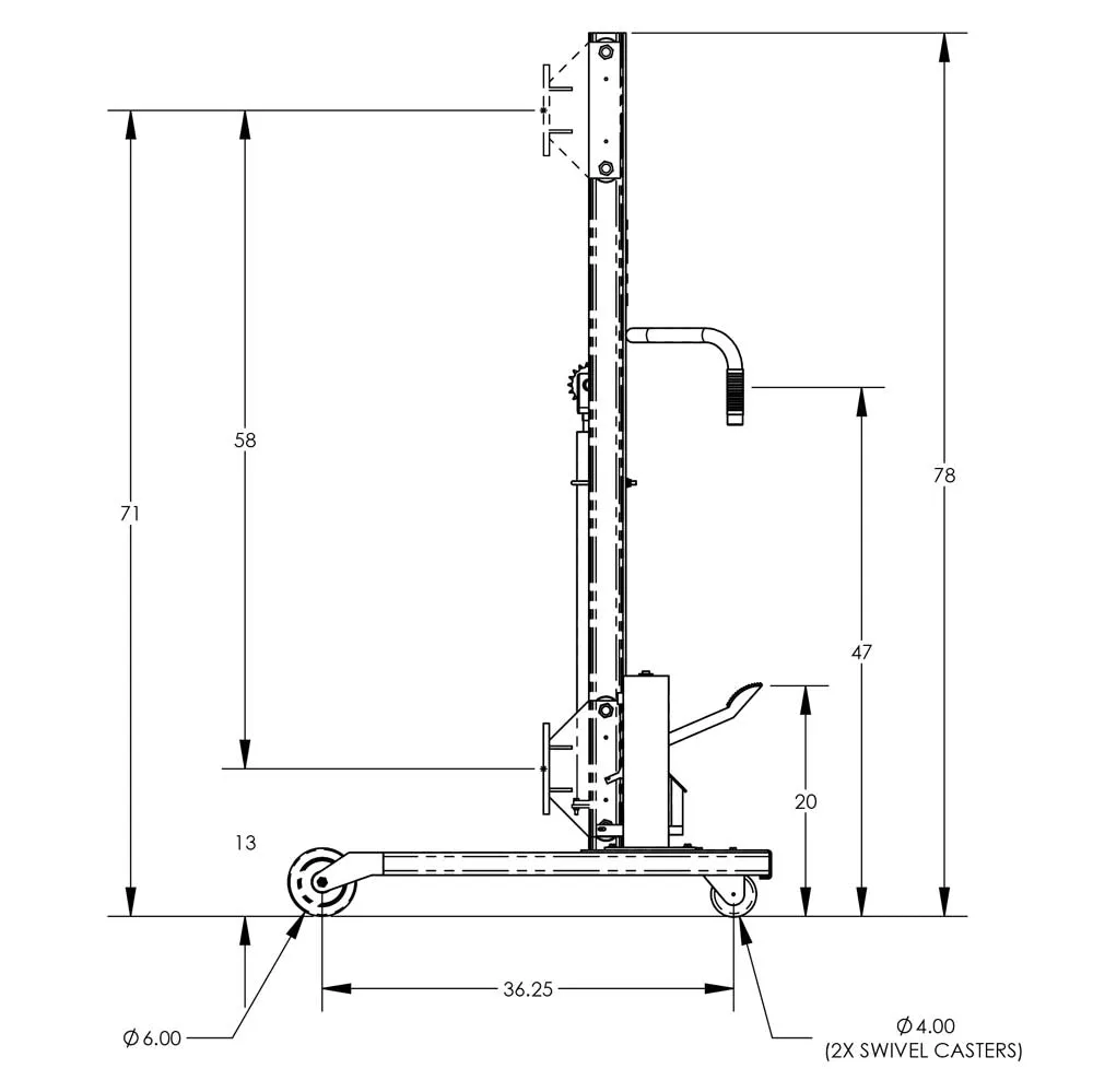 Valley Craft Steel Universal Lifts & Stackers