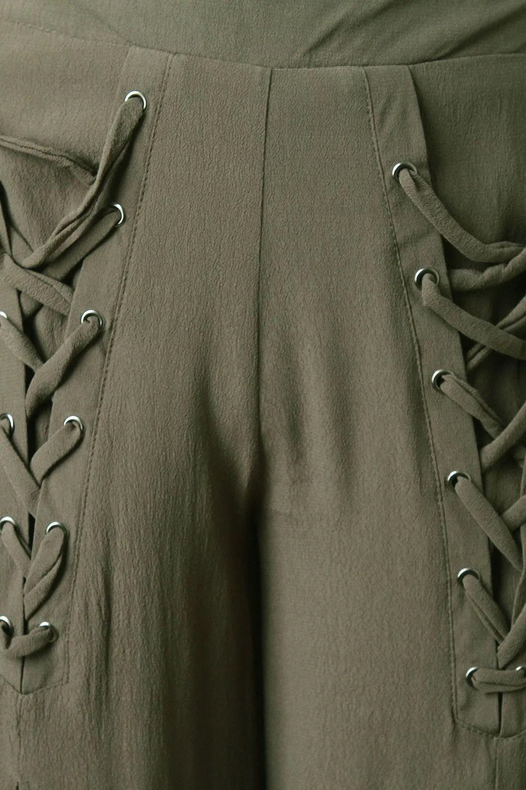Vent Slit Palazzo Pants