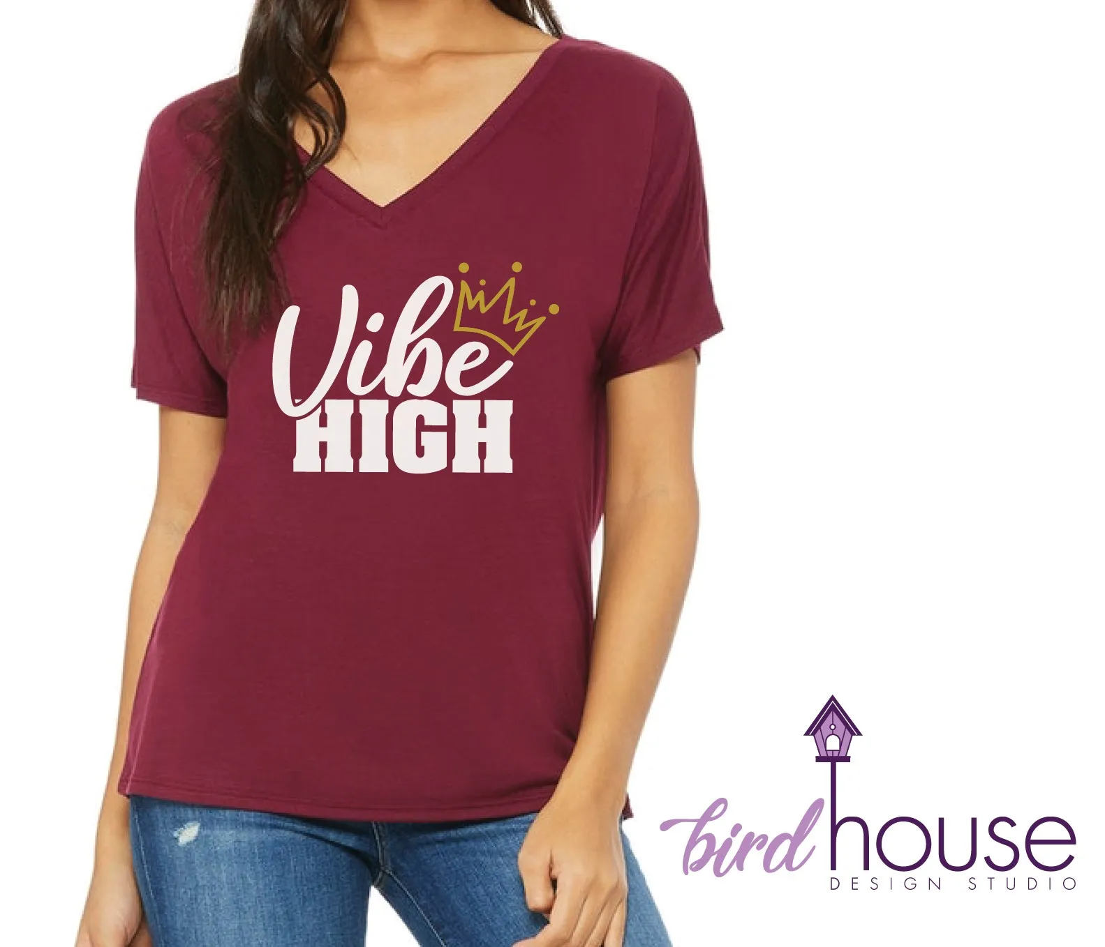 Vibe High, Cute queen Shirt, Custom Any Color or style