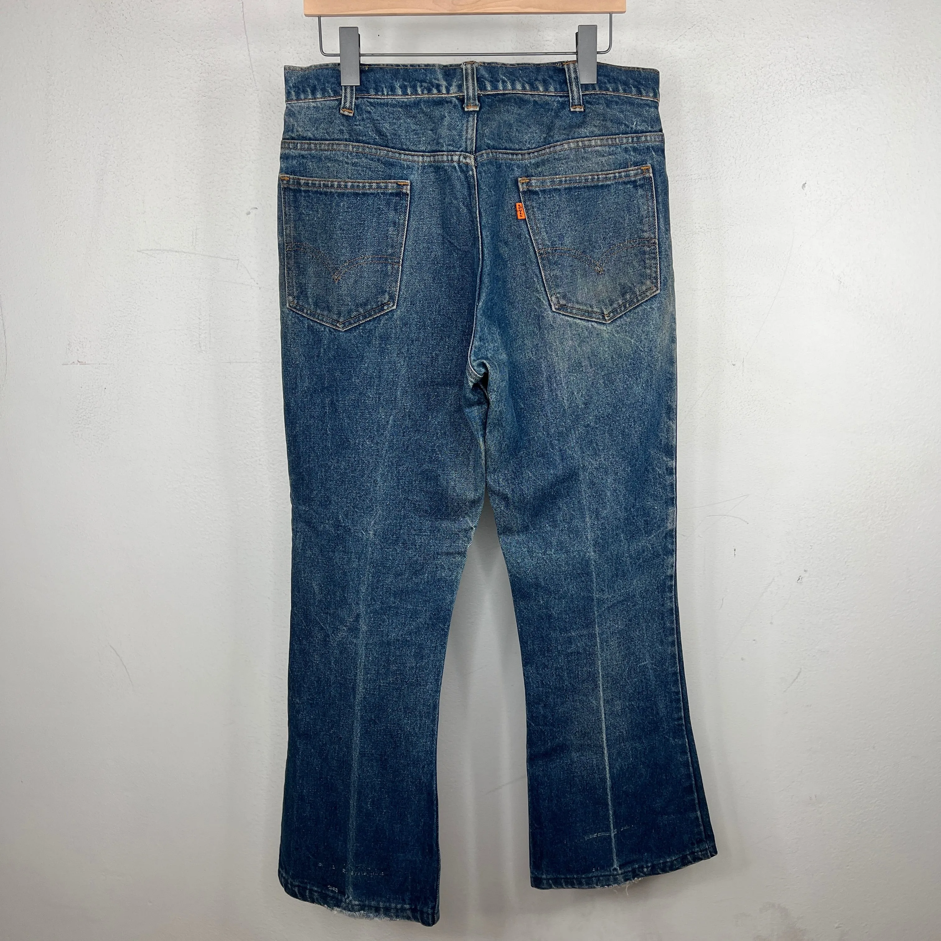 Vintage Levi's Orange Tab Flared Denim Jeans