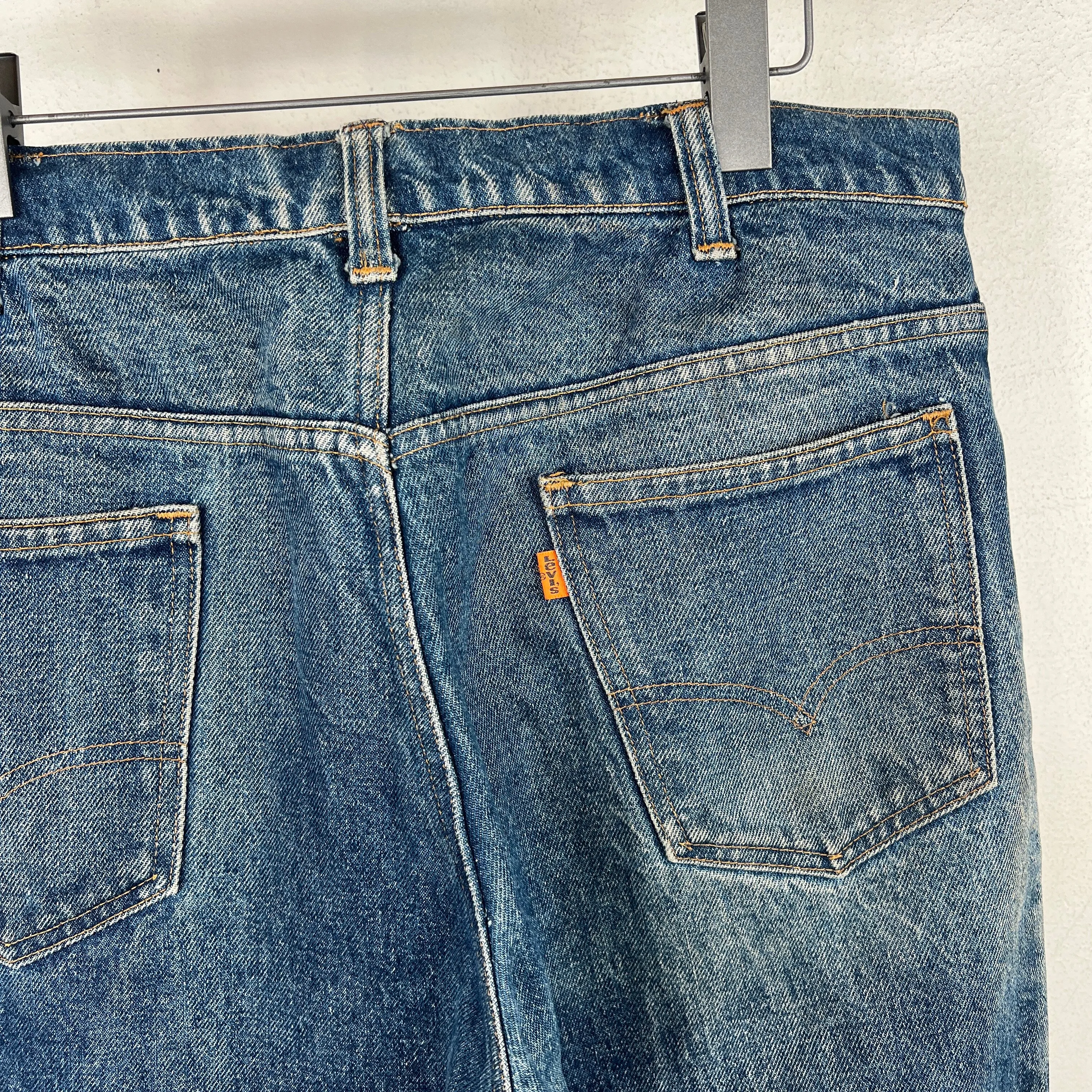 Vintage Levi's Orange Tab Flared Denim Jeans
