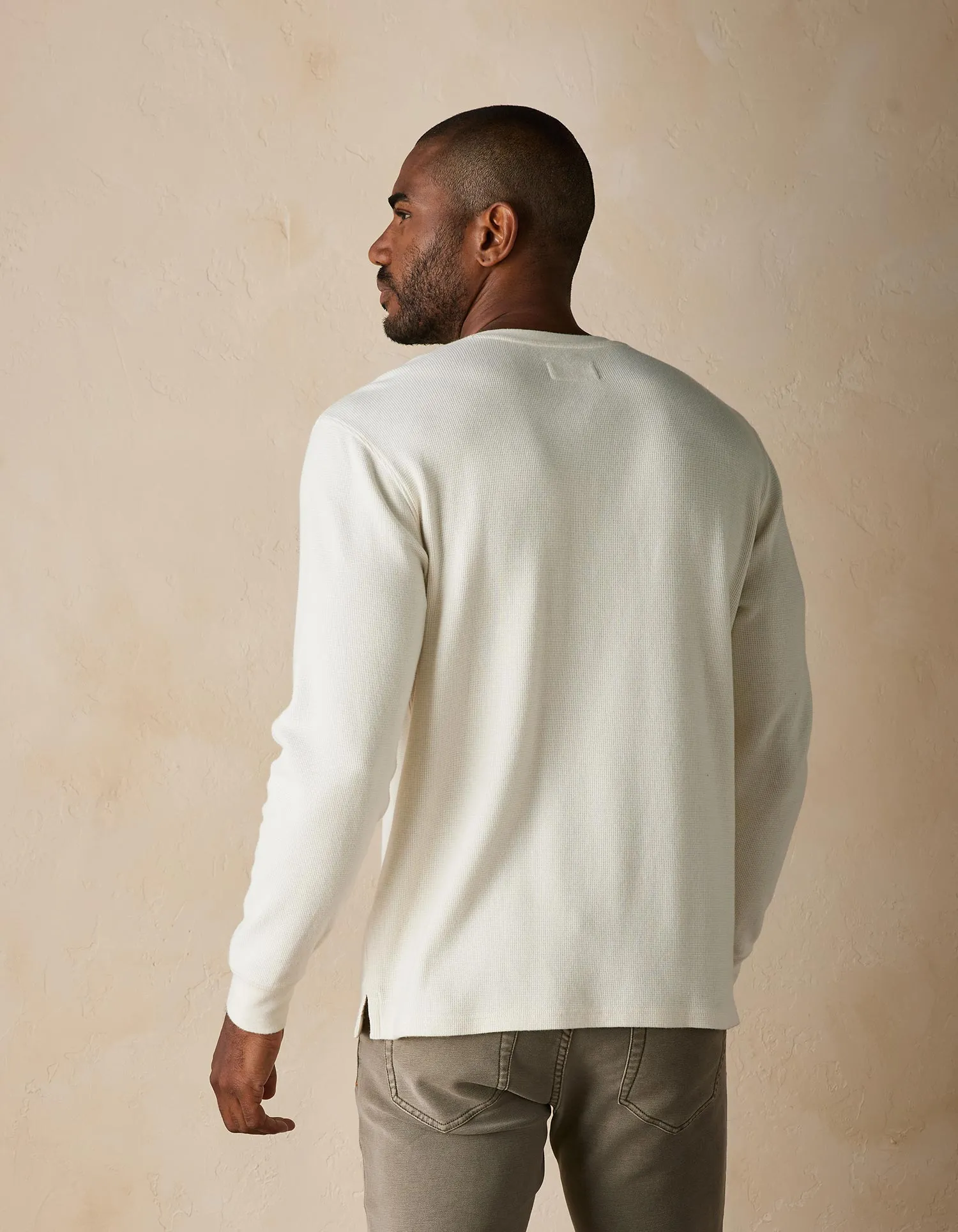 Vintage Thermal Henley