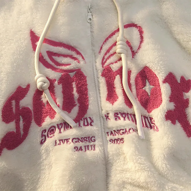 Whiskers and Letters: Bunny-Inspired Streetwear Magic - Wrap Yourself in Playful Elegance! 💌🧥